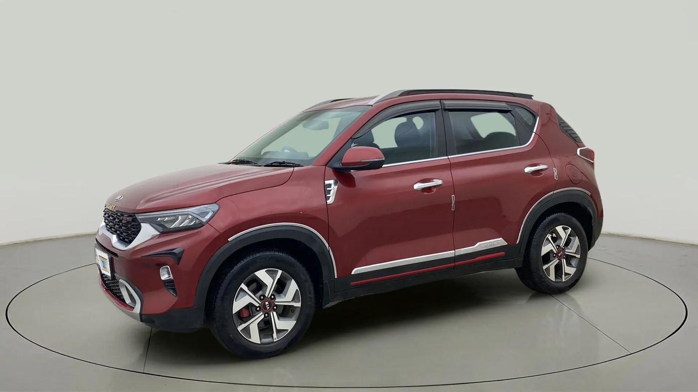 2020 KIA SONET GTX PLUS 1.5 AT, Diesel, Automatic, 47,840 km, Left Front Diagonal