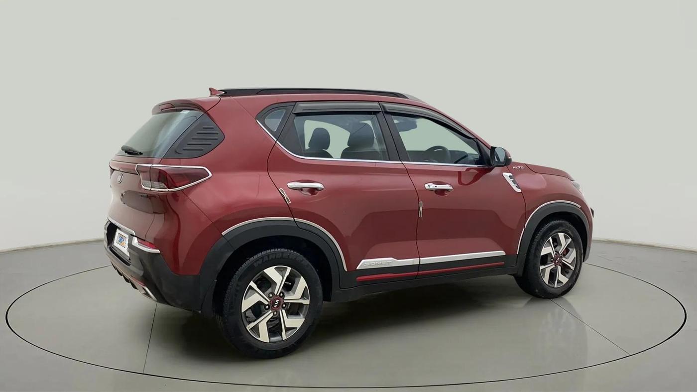 2020 KIA SONET GTX PLUS 1.5 AT, Diesel, Automatic, 47,840 km, Right Back Diagonal