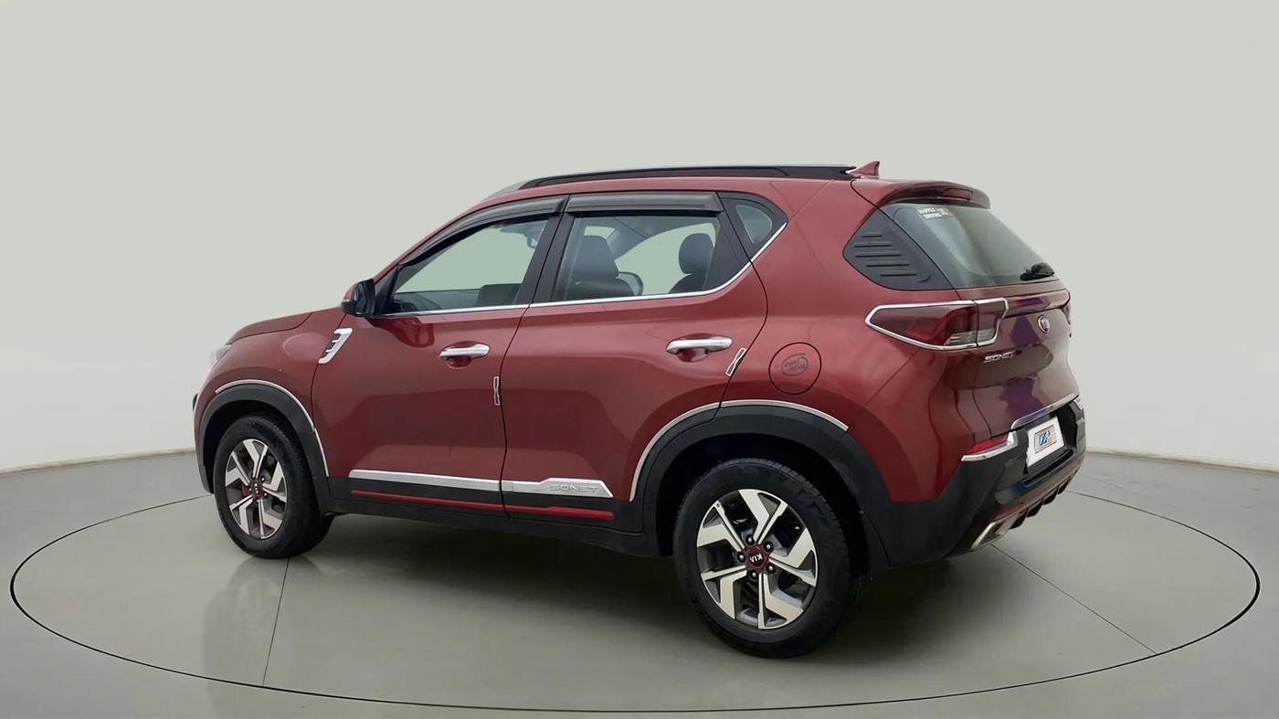 2020 KIA SONET GTX PLUS 1.5 AT, Diesel, Automatic, 47,840 km, Left Back Diagonal