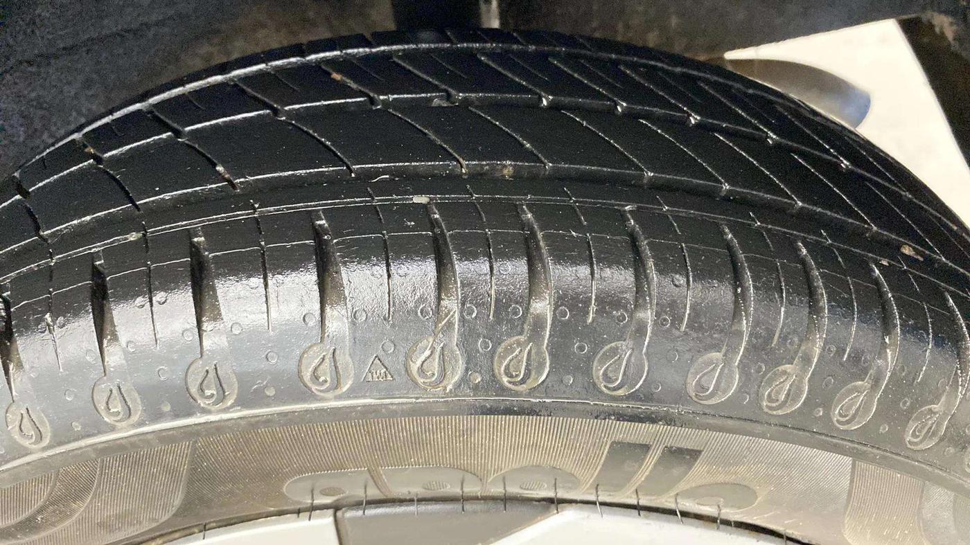 2021 Datsun Redi Go T(O), Petrol, Manual, 24,192 km, Left Rear Tyre Tread