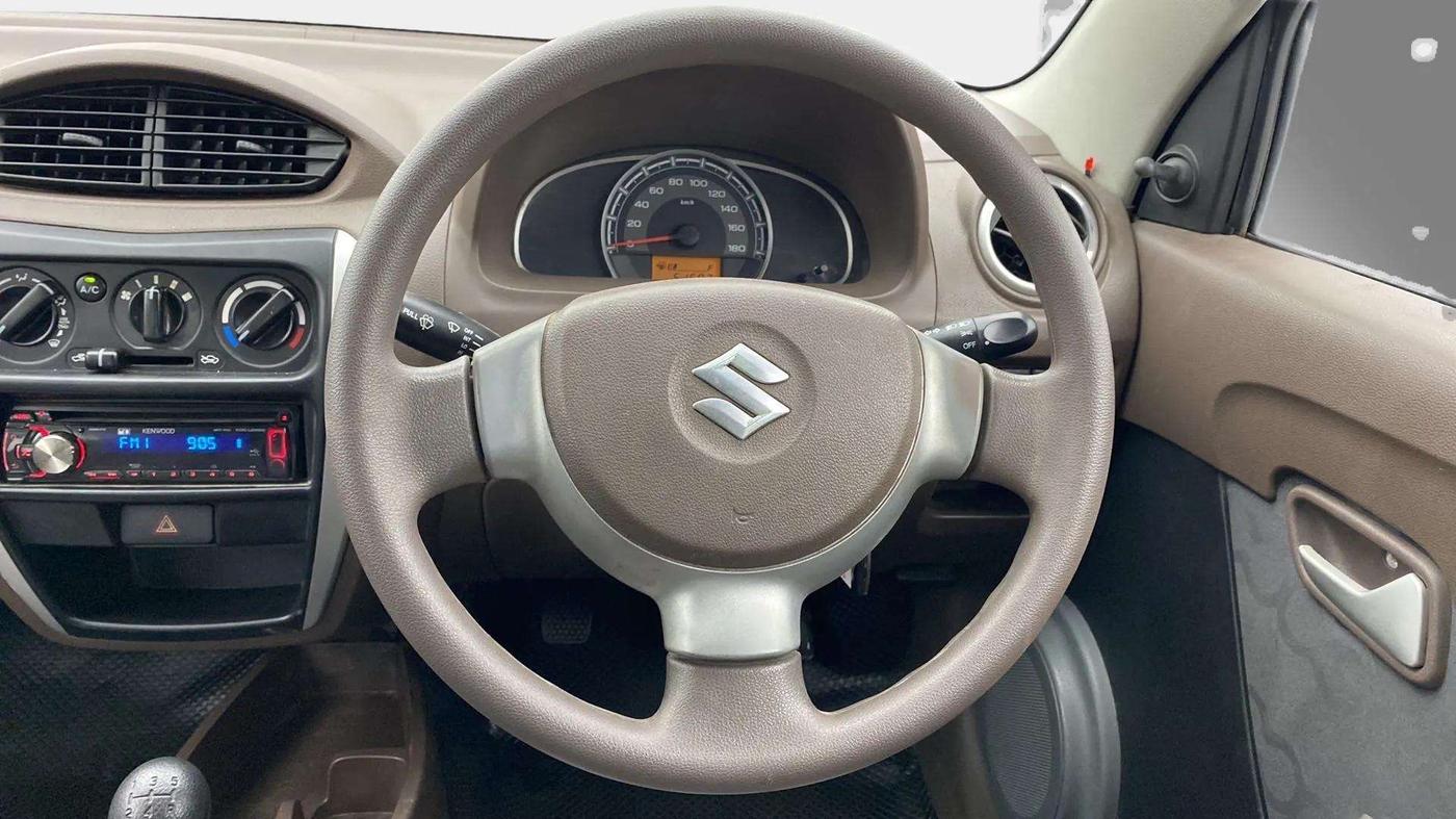 2013 Maruti Alto 800 LXI, Petrol, Manual, 51,542 km, Steering Wheel Close Up