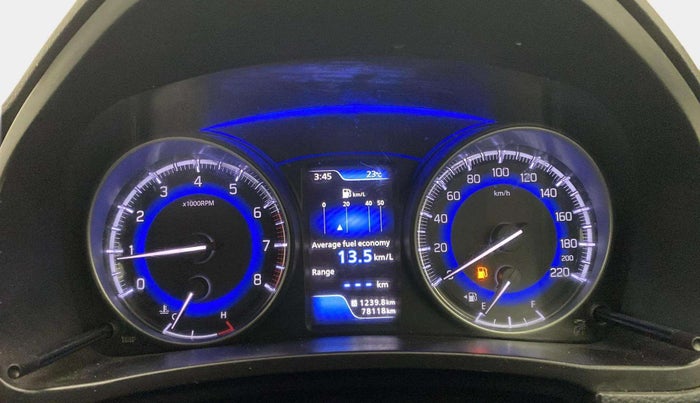 2018 Maruti Baleno ZETA PETROL 1.2, Petrol, Manual, 78,145 km, Instrument cluster - Glass has scratches