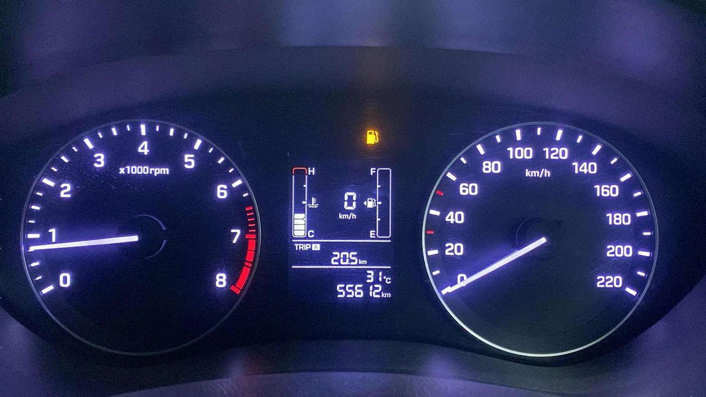 2015 Hyundai Elite i20 SPORTZ 1.2, CNG, Manual, 55,681 km, Odometer Image