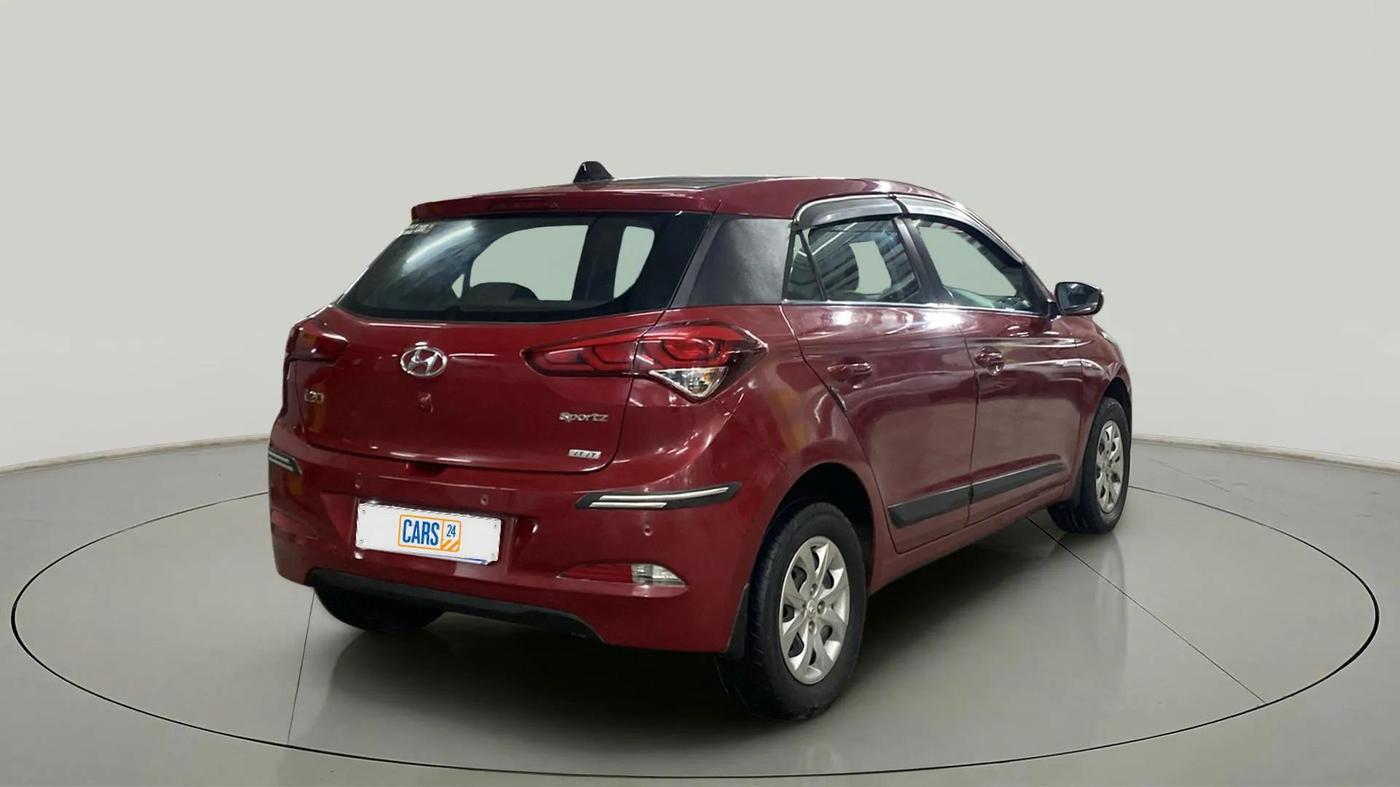 2015 Hyundai Elite i20 SPORTZ 1.2, CNG, Manual, 55,681 km, Right Back Diagonal