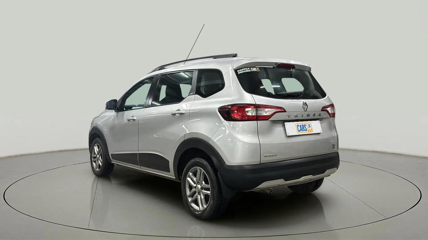 2021 Renault TRIBER RXZ AMT, Petrol, Automatic, 20,567 km, Left Back Diagonal