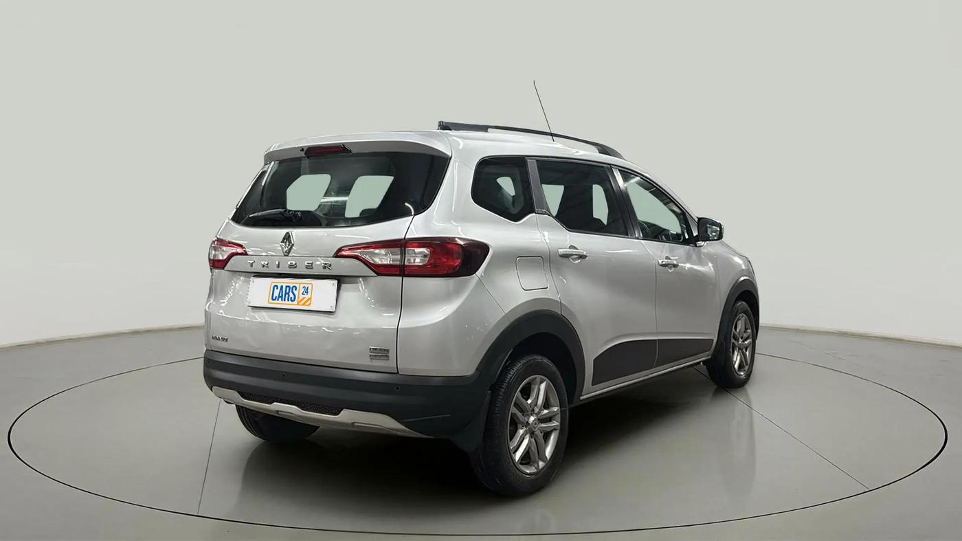 2021 Renault TRIBER RXZ AMT, Petrol, Automatic, 20,567 km, Right Back Diagonal
