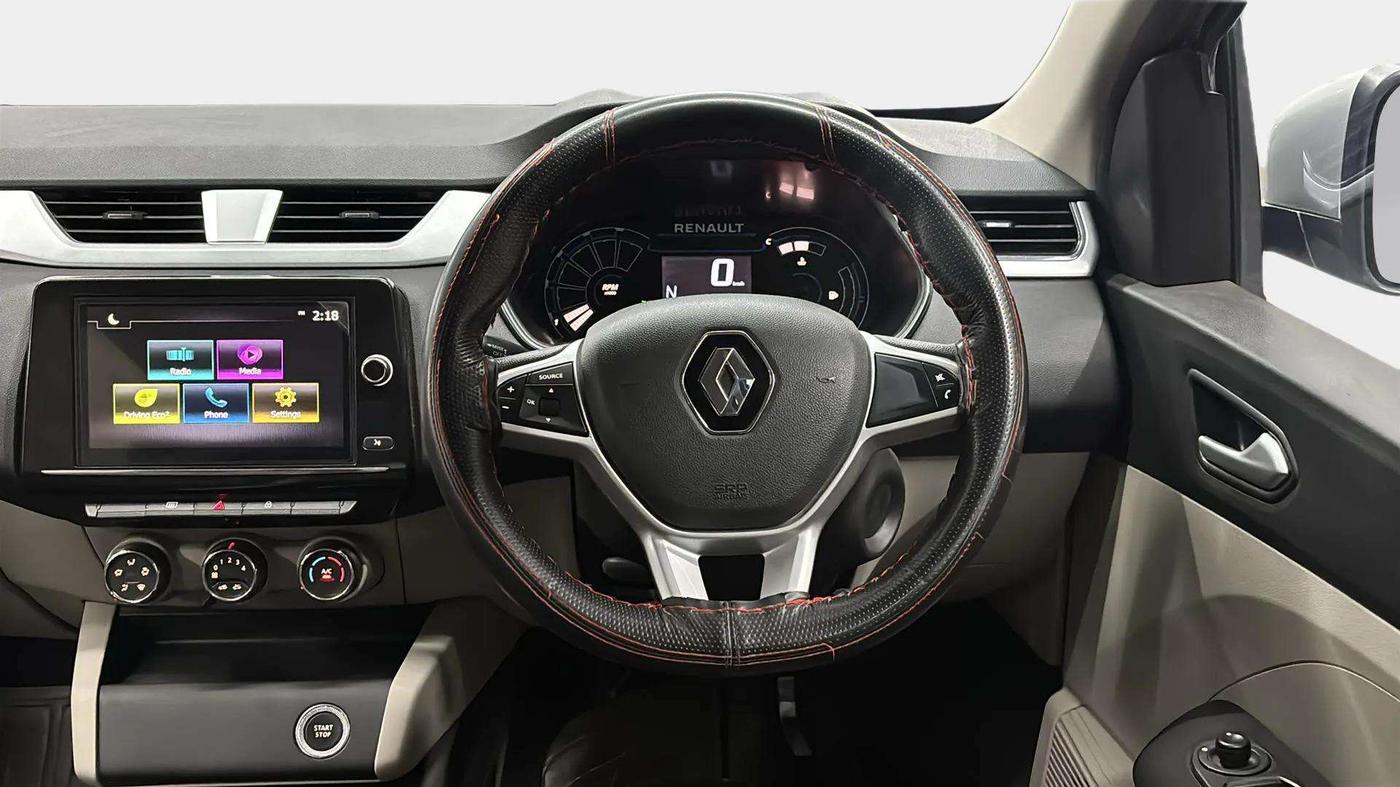 2021 Renault TRIBER RXZ AMT, Petrol, Automatic, 20,567 km, Steering Wheel Close Up