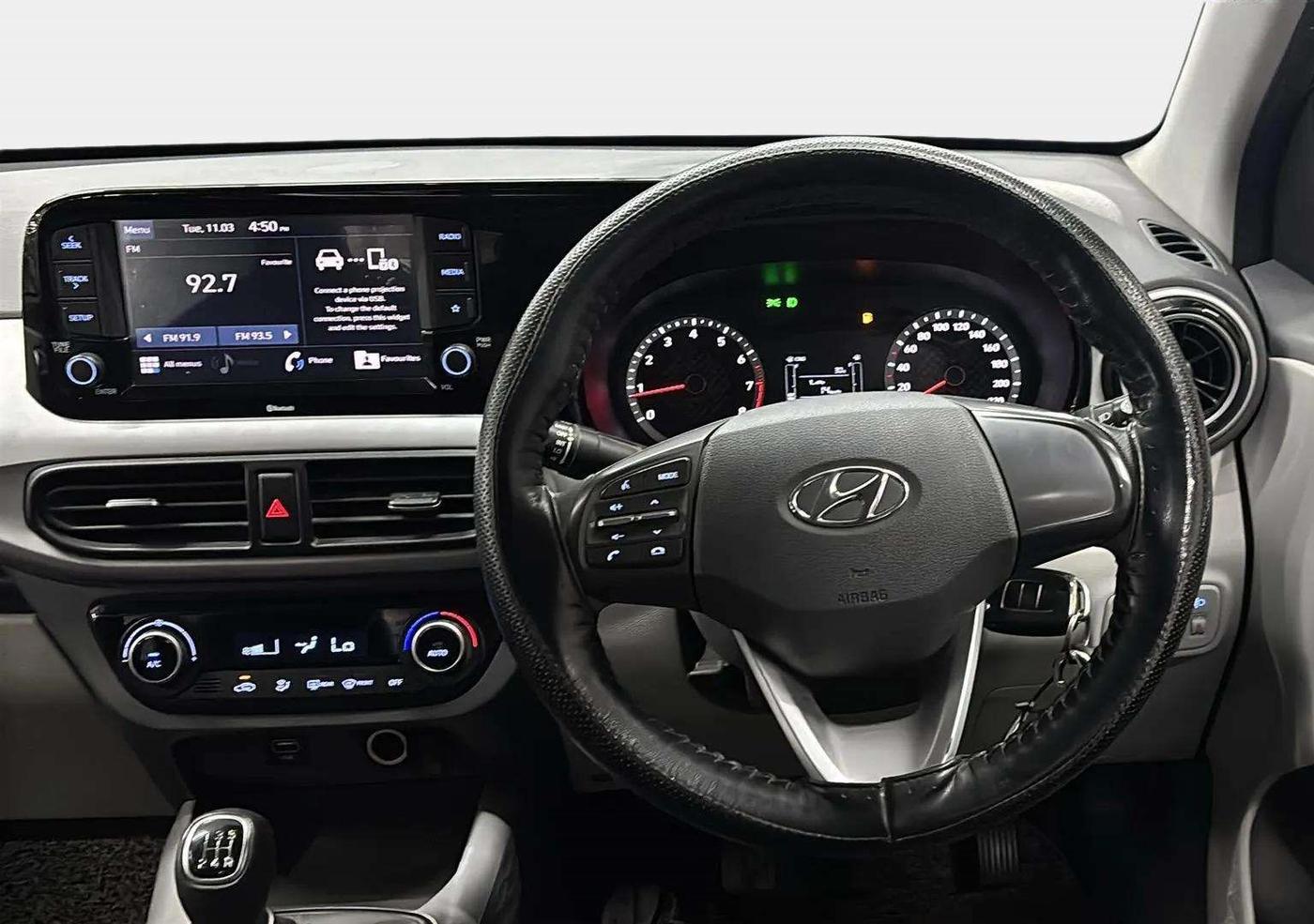 2022 Hyundai GRAND I10 NIOS SPORTZ 1.2 KAPPA VTVT CNG, CNG, Manual, 65,171 km, Steering Wheel Close Up