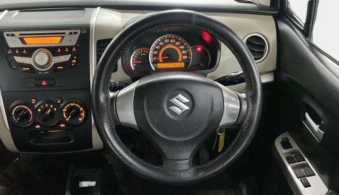2015 Maruti Wagon R 1.0 VXI, Petrol, Manual, 59,083 km, Steering Wheel Close Up