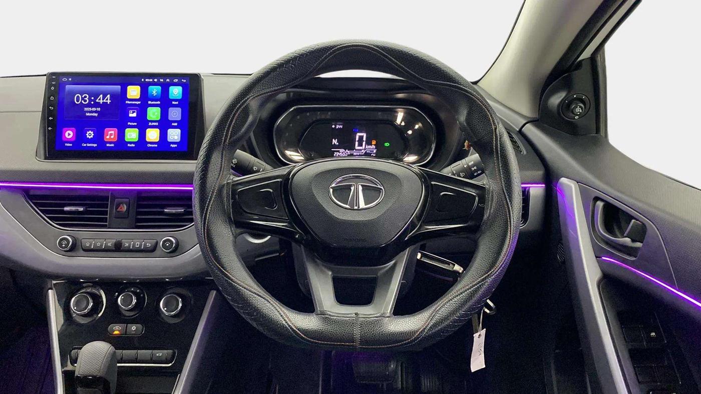 2023 Tata NEXON XMA PETROL, Petrol, Automatic, 23,786 km, Steering Wheel Close Up
