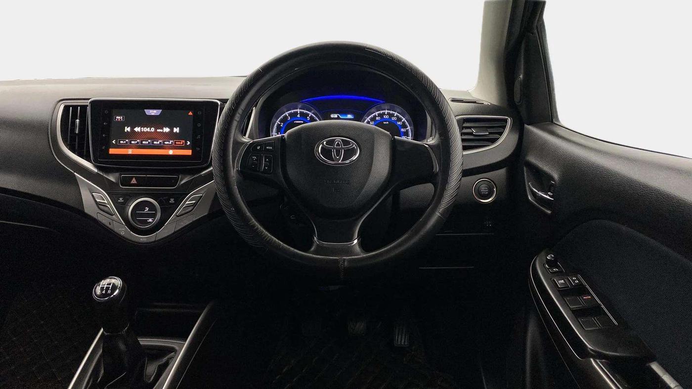 2020 Toyota Glanza G, Petrol, Manual, 19,260 km, Steering Wheel Close Up