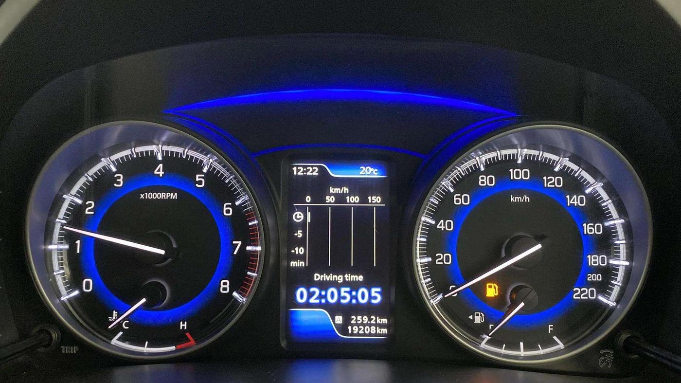 2020 Toyota Glanza G, Petrol, Manual, 19,260 km, Odometer Image
