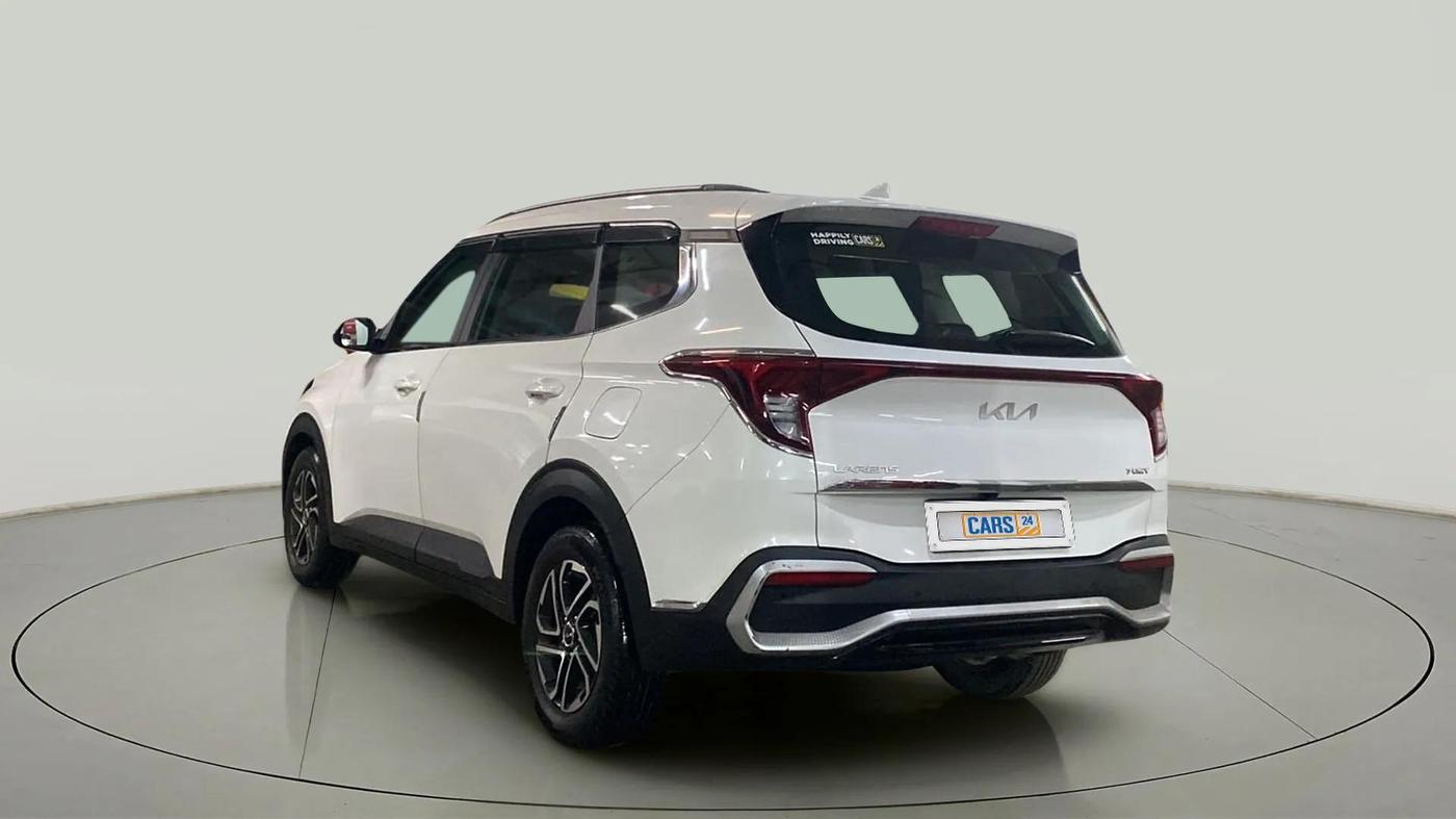 2023 KIA CARENS PRESTIGE PLUS 1.5 PETROL DCT 7 STR, Petrol, Automatic, 43,942 km, Left Back Diagonal
