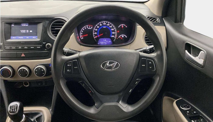 2017 Hyundai Grand i10 SPORTZ 1.2 KAPPA VTVT, Petrol, Manual, 49,976 km, Steering Wheel Close Up