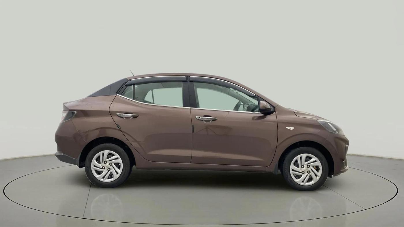 2021 Hyundai AURA S 1.2, Petrol, Manual, 35,711 km, Right Side View