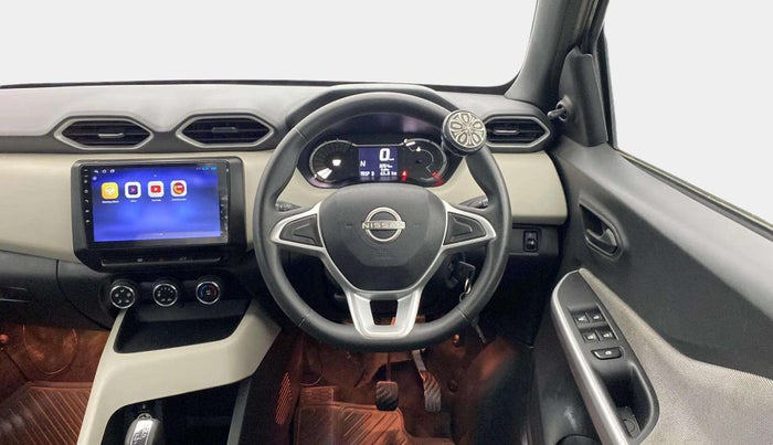 2024 Nissan MAGNITE  XE AMT EZ Shift, Petrol, Automatic, 3,200 km, Steering Wheel Close Up