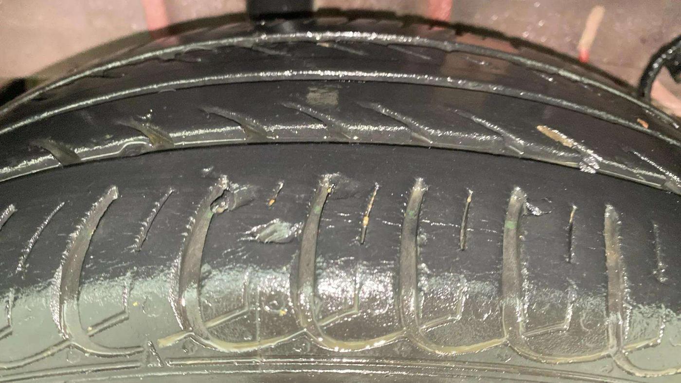 2019 Tata Tiago XZA PLUS PETROL, Petrol, Automatic, 23,996 km, Right Rear Tyre Tread