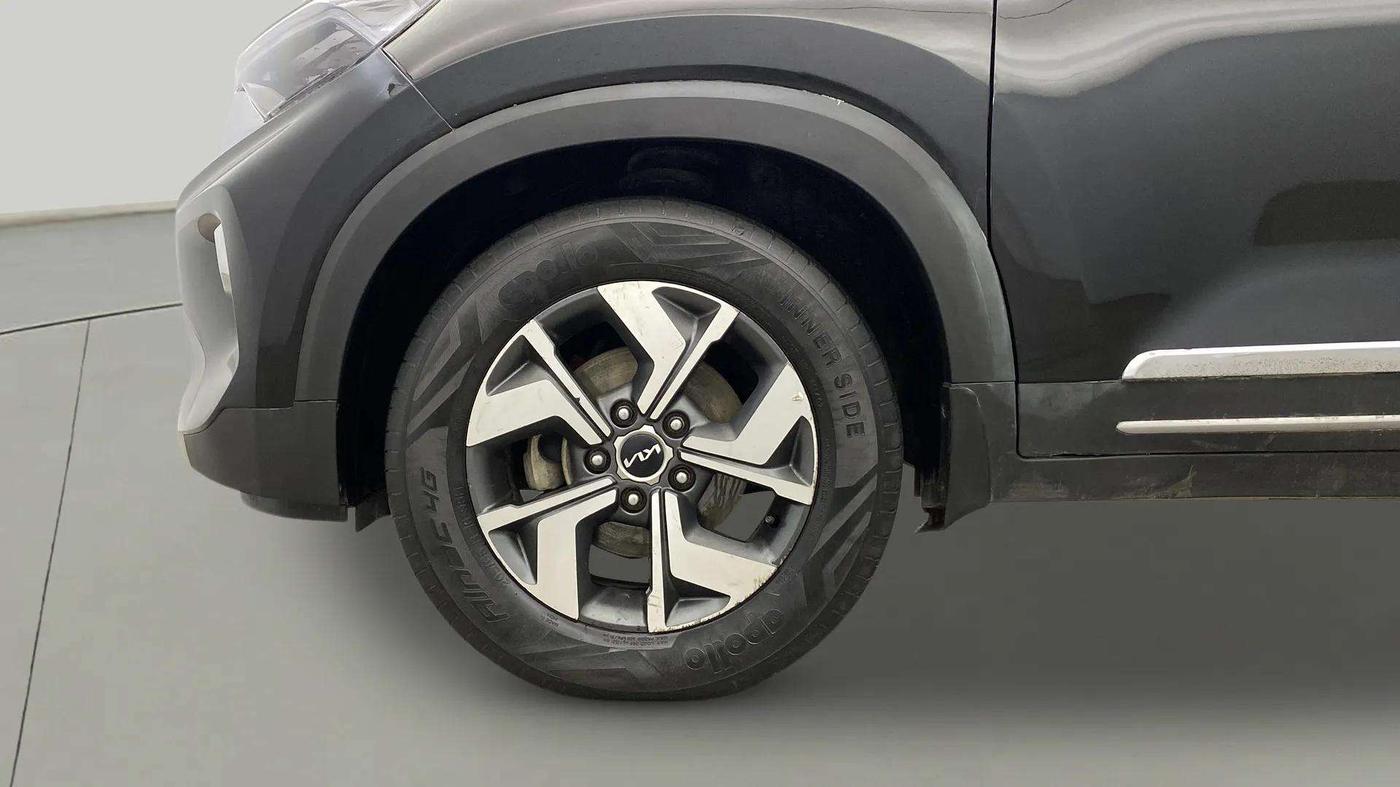 2021 KIA SONET HTX 1.0 IMT, Petrol, Manual, 60,297 km, Left Front Wheel