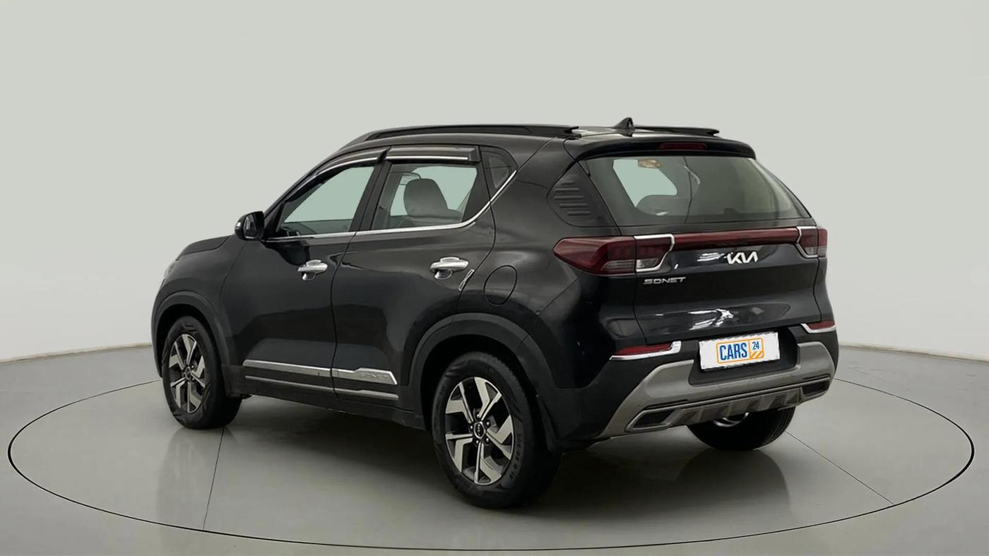 2021 KIA SONET HTX 1.0 IMT, Petrol, Manual, 60,297 km, Left Back Diagonal