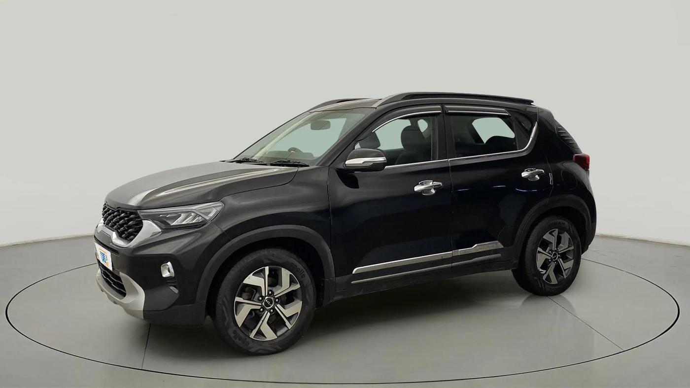 2021 KIA SONET HTX 1.0 IMT, Petrol, Manual, 60,297 km, Left Front Diagonal