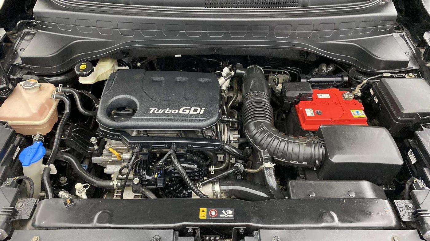 2021 KIA SONET HTX 1.0 IMT, Petrol, Manual, 60,297 km, Engine View