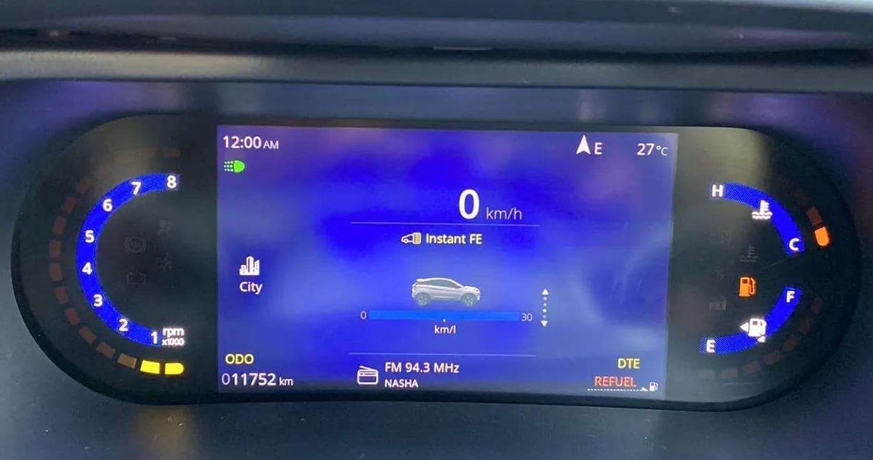 2023 Tata NEXON CREATIVE PLUS 1.2 REVOTRON 6 MT DT, Petrol, Manual, 11,949 km, Odometer Image