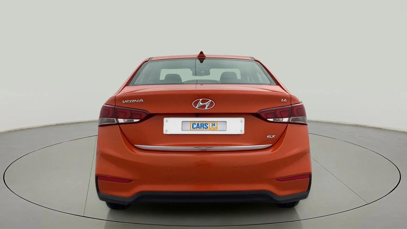 2018 Hyundai Verna 1.6 VTVT SX, Petrol, Manual, 41,497 km, Back/Rear