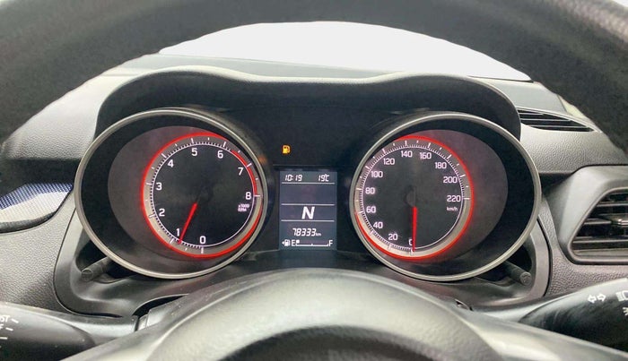 2019 Maruti Swift VXI AMT, Petrol, Automatic, 78,173 km, Odometer Image