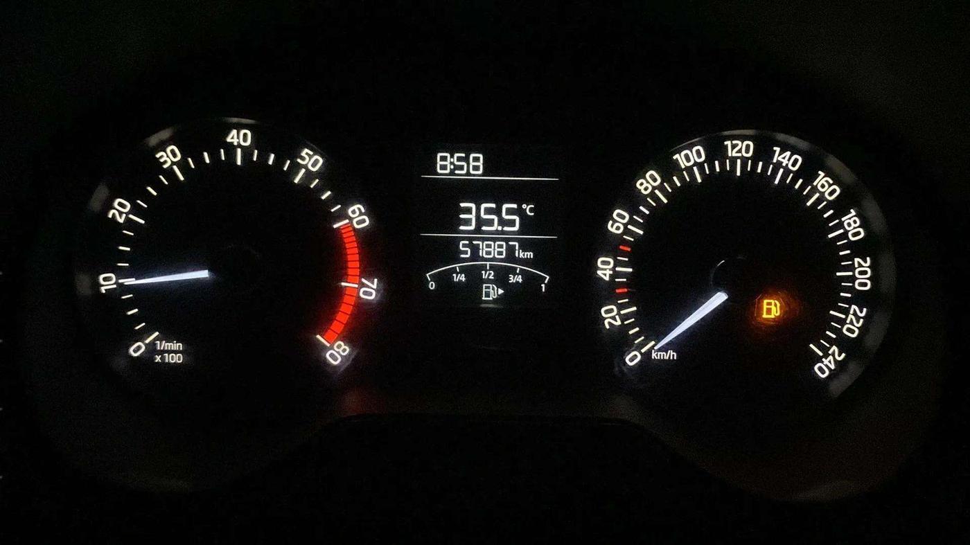 2020 Skoda Rapid ACTIVE 1.0 TSI, Petrol, Manual, 58,579 km, Odometer Image