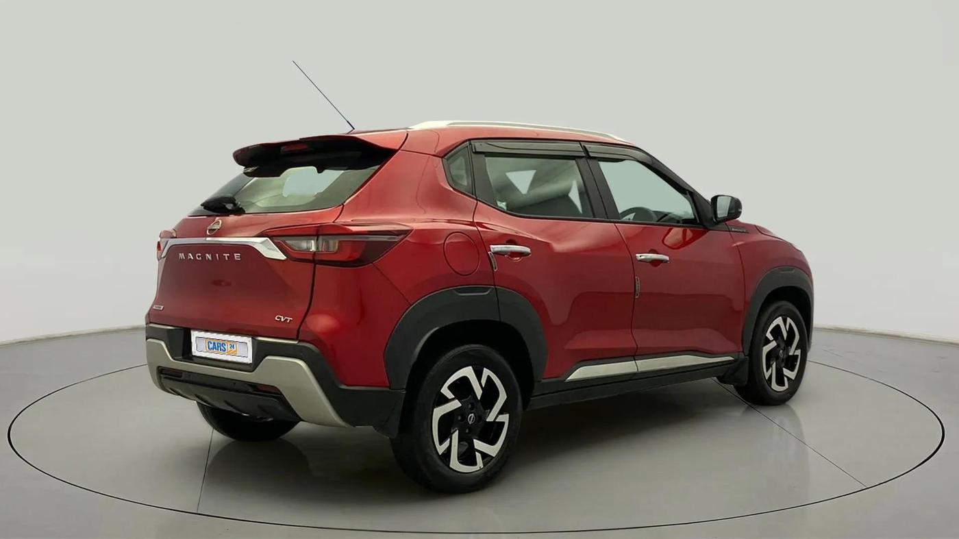 2022 Nissan MAGNITE XV TURBO CVT, Petrol, Automatic, 45,641 km, Right Back Diagonal