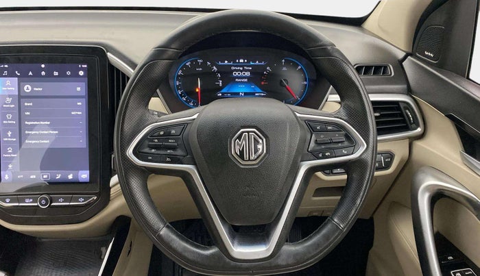 2021 MG HECTOR SHARP 1.5 PETROL CVT, Petrol, Automatic, 35,795 km, Steering Wheel Close Up