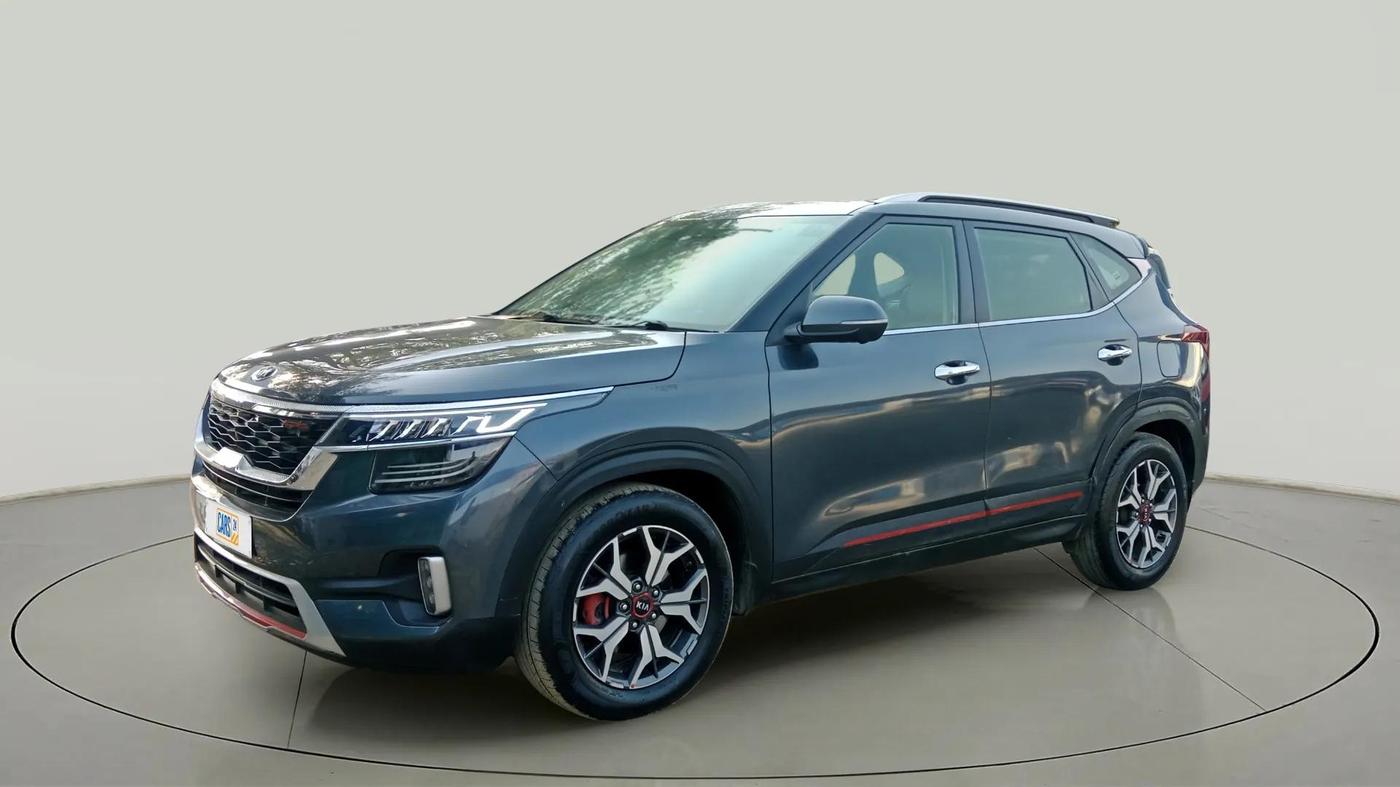 2019 KIA SELTOS GTX PLUS AT 1.5 DIESEL, Diesel, Automatic, 62,992 km, Left Front Diagonal