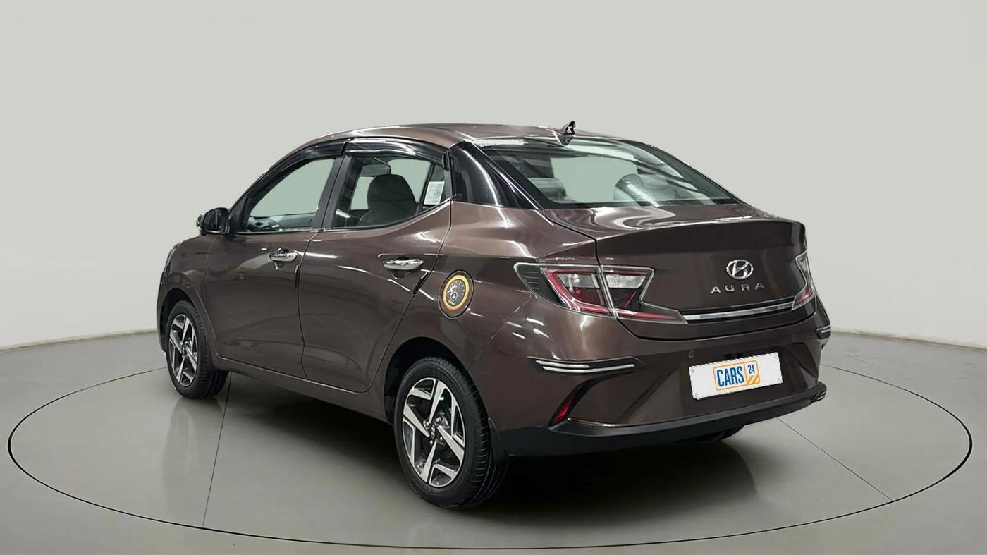 2020 Hyundai AURA SX PLUS 1.2 AMT, Petrol, Automatic, 18,808 km, Left Back Diagonal