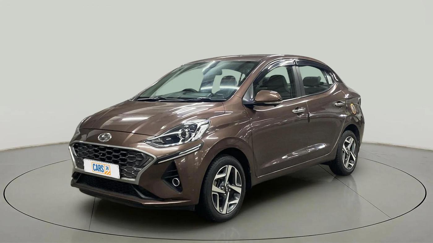 2020 Hyundai AURA SX PLUS 1.2 AMT, Petrol, Automatic, 18,808 km, Left Front Diagonal