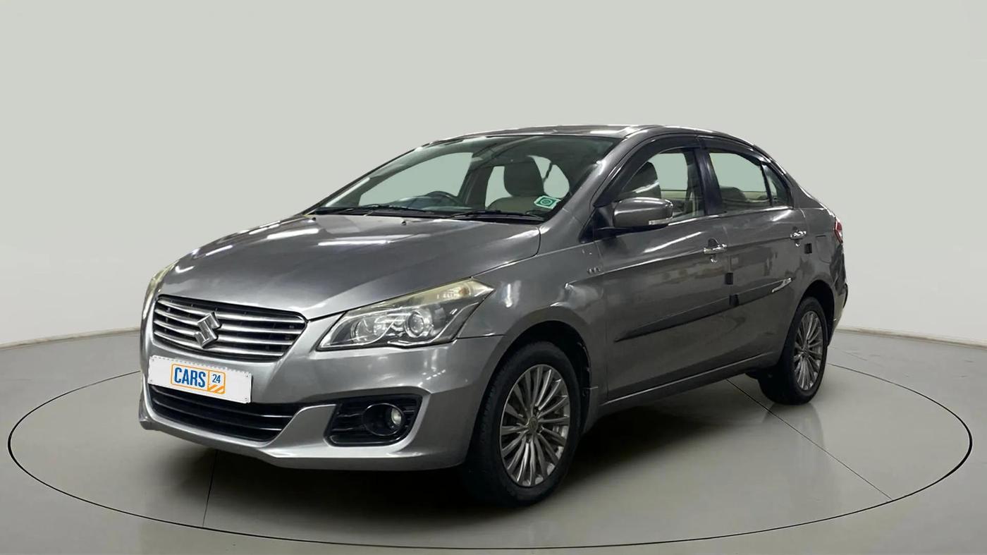 2016 Maruti Ciaz ZXI+ AT, Petrol, Automatic, 85,341 km, Left Front Diagonal