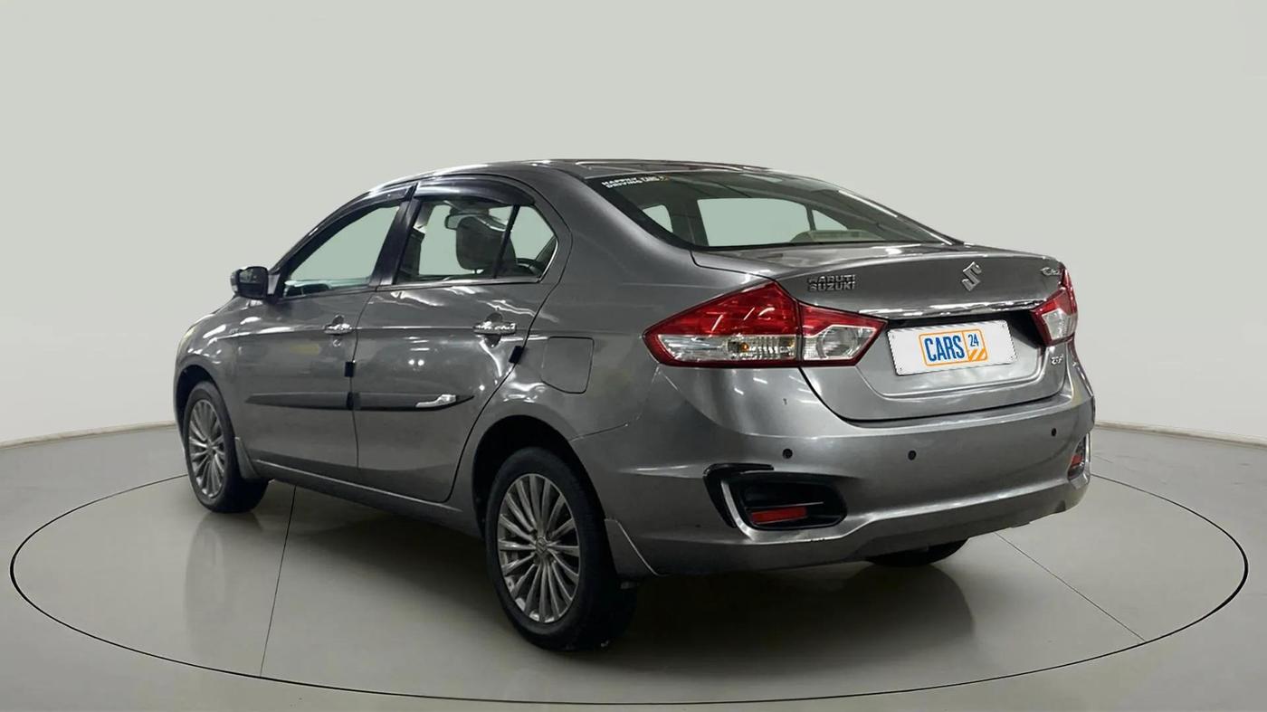 2016 Maruti Ciaz ZXI+ AT, Petrol, Automatic, 85,341 km, Left Back Diagonal