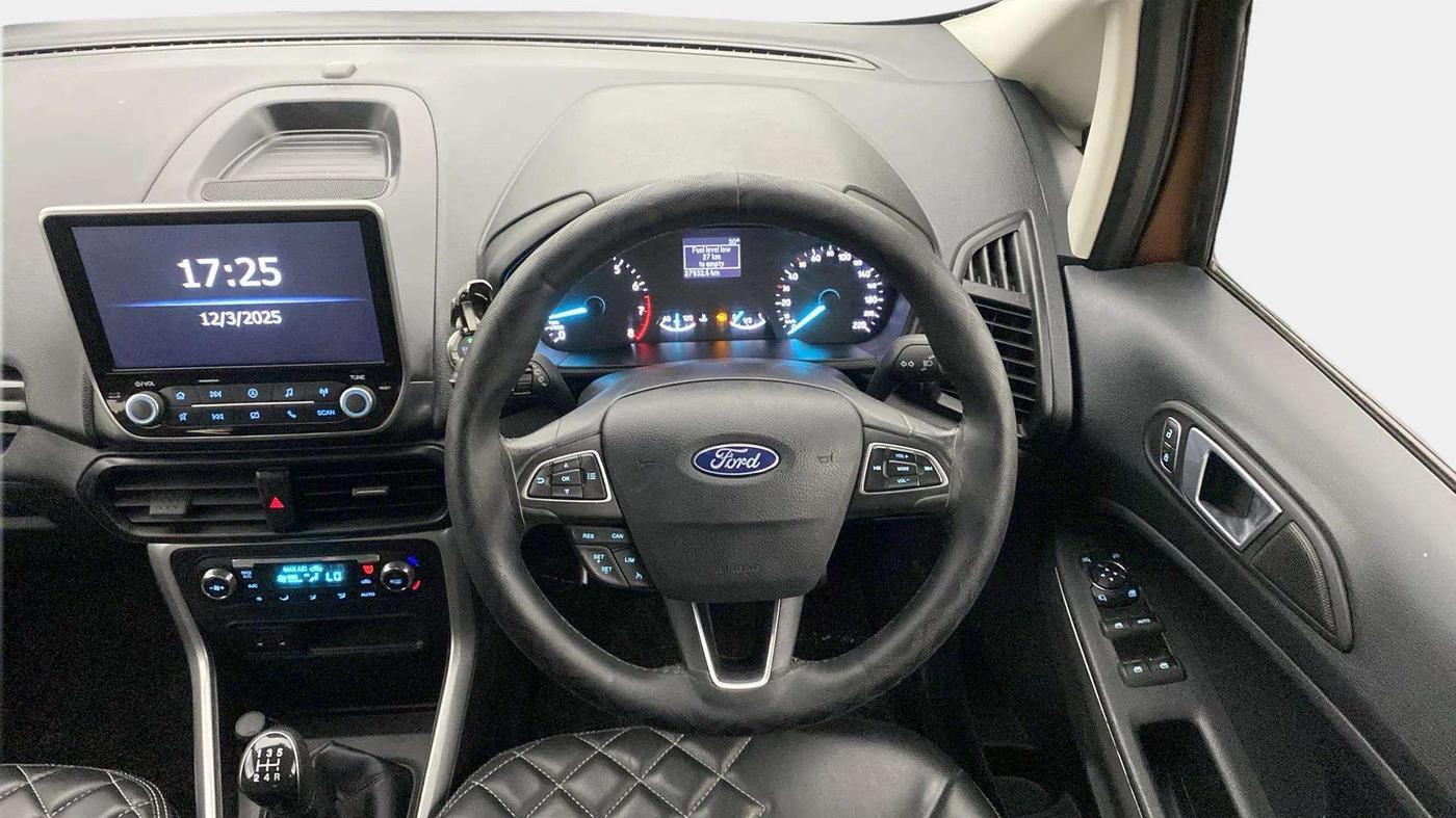 2018 Ford Ecosport TITANIUM 1.5L PETROL, Petrol, Manual, 28,098 km, Steering Wheel Close Up