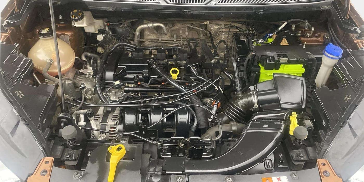 2018 Ford Ecosport TITANIUM 1.5L PETROL, Petrol, Manual, 28,098 km, Engine View
