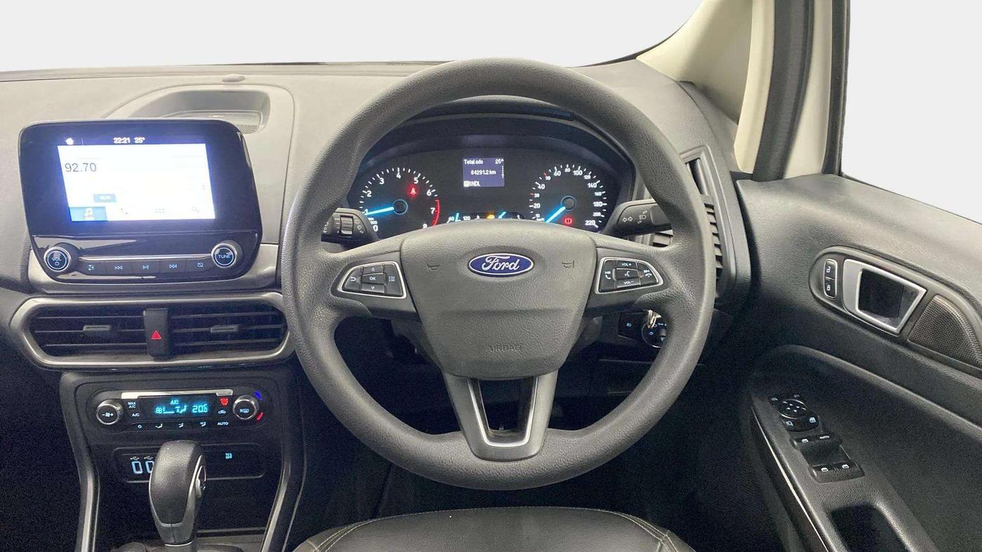 2017 Ford Ecosport TREND + 1.5L PETROL AT, Petrol, Automatic, 84,380 km, Steering Wheel Close Up