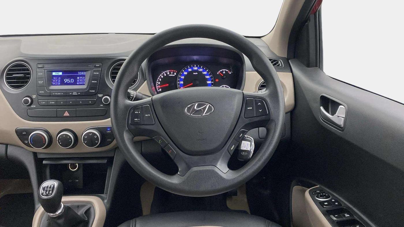 2016 Hyundai Xcent SX 1.2, Petrol, Manual, 24,118 km, Steering Wheel Close Up