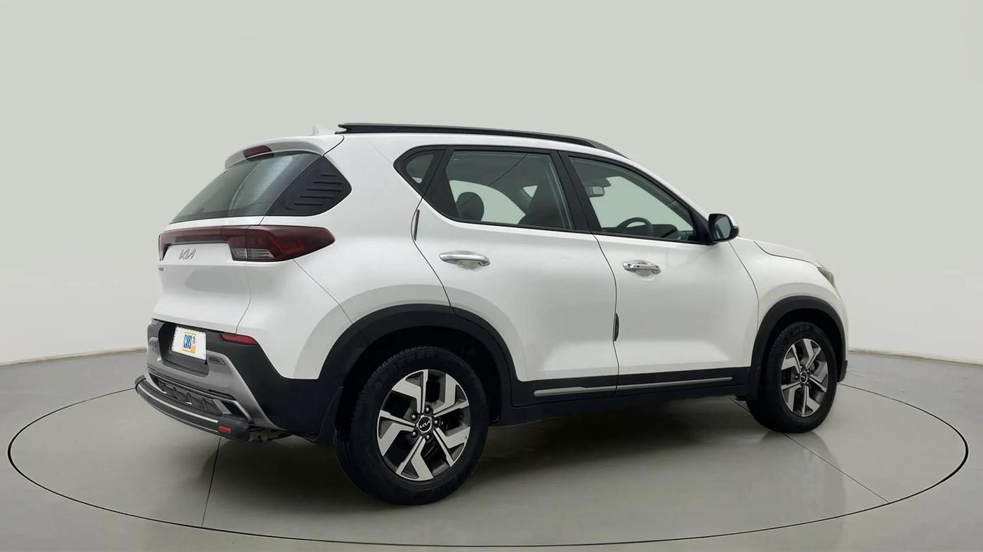 2022 KIA SONET HTX 1.5, Diesel, Manual, 33,530 km, Right Back Diagonal
