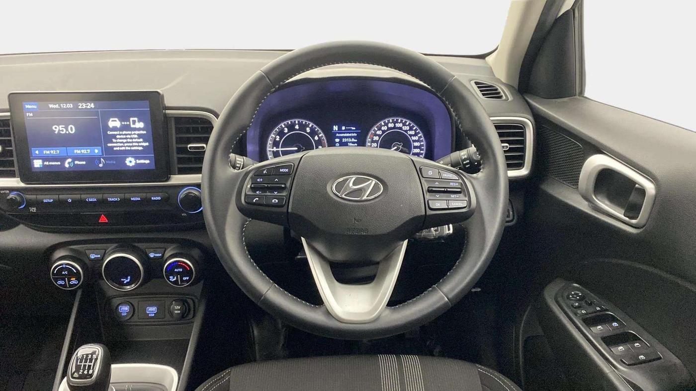 2020 Hyundai VENUE SX 1.0 TURBO IMT, Petrol, Manual, 22,261 km, Steering Wheel Close Up