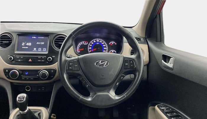 2017 Hyundai Grand i10 ASTA 1.2 KAPPA VTVT, Petrol, Manual, 31,545 km, Steering Wheel Close Up
