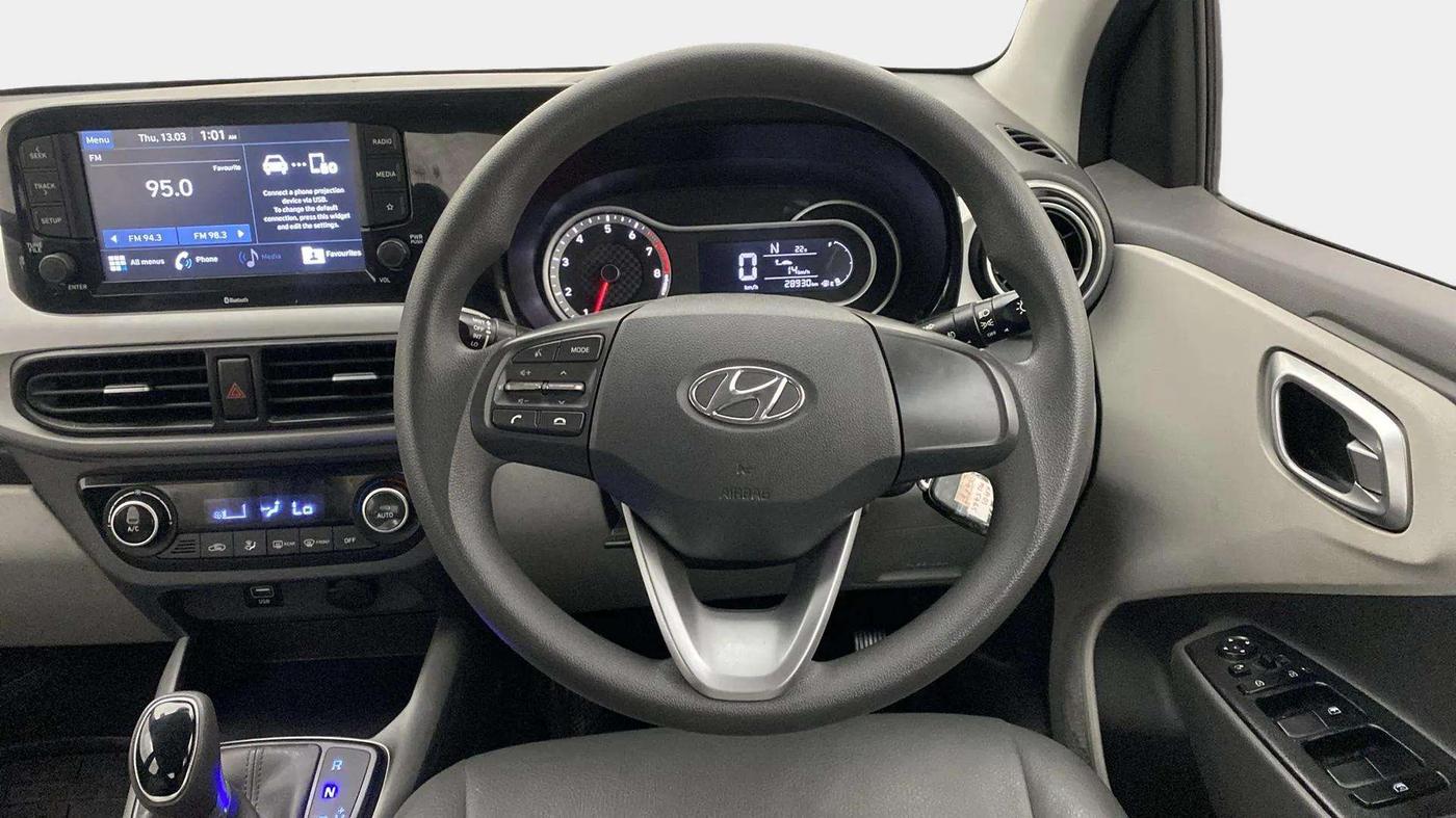 2020 Hyundai GRAND I10 NIOS SPORTZ AMT 1.2 KAPPA VTVT, Petrol, Automatic, 29,040 km, Steering Wheel Close Up