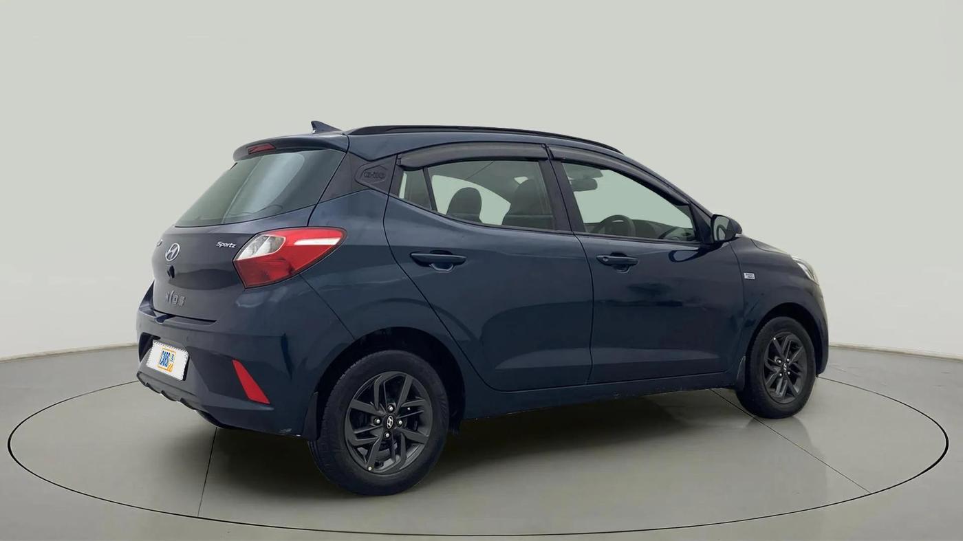 2020 Hyundai GRAND I10 NIOS SPORTZ AMT 1.2 KAPPA VTVT, Petrol, Automatic, 29,040 km, Right Back Diagonal