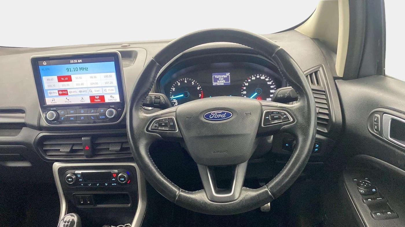 2018 Ford Ecosport TITANIUM 1.5L PETROL, Petrol, Manual, 47,718 km, Steering Wheel Close Up