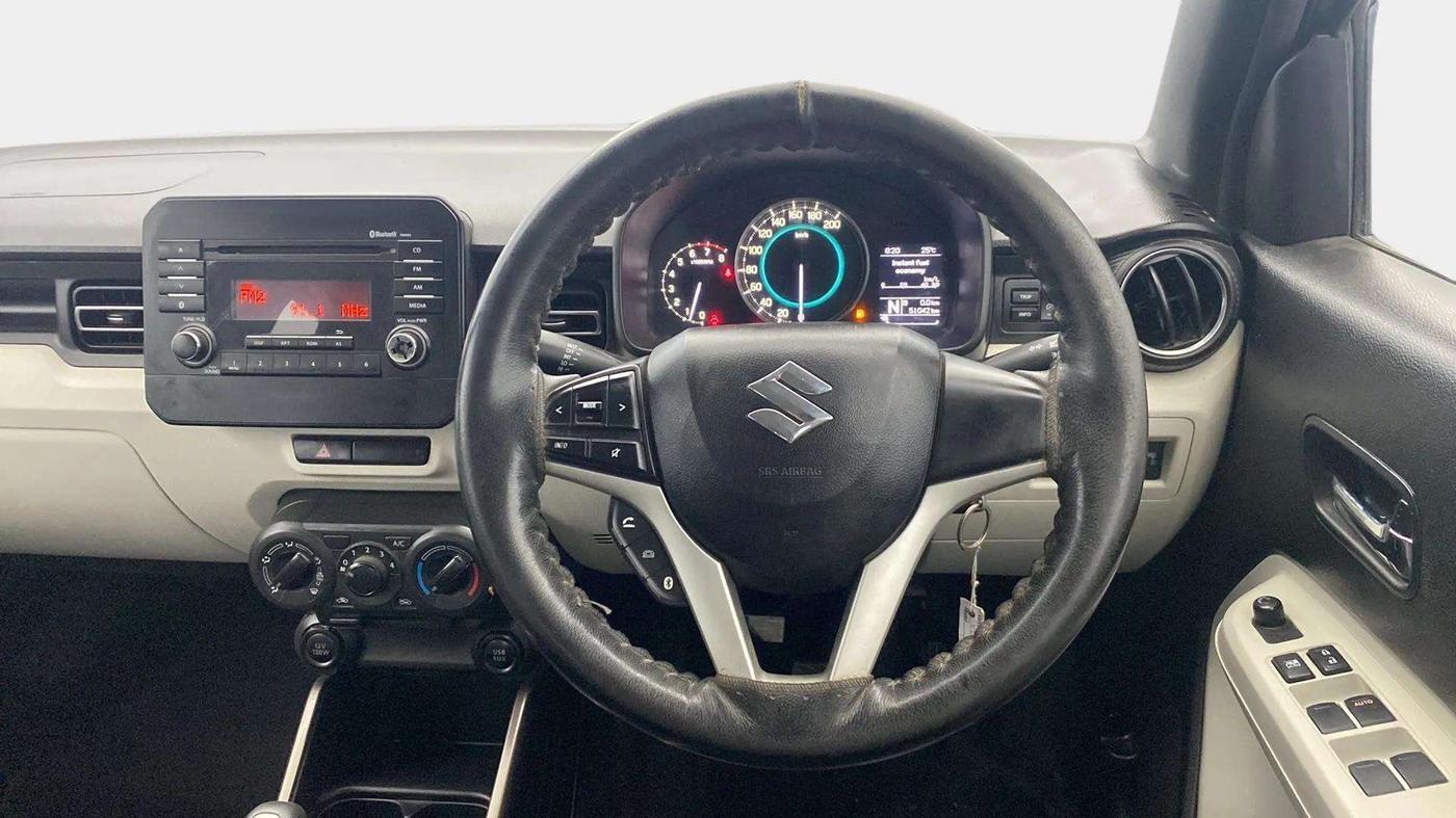 2017 Maruti IGNIS DELTA 1.2 AMT, Petrol, Automatic, 51,046 km, Steering Wheel Close Up