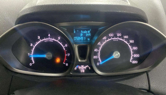 2015 Ford Ecosport TITANIUM 1.5L PETROL AT, Petrol, Automatic, 58,454 km, Odometer Image