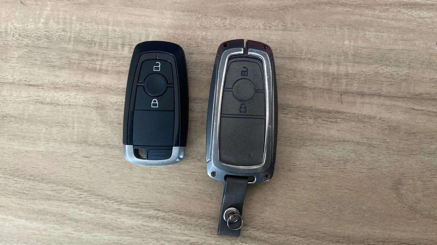 2019 Ford Ecosport TITANIUM 1.5L PETROL, CNG, Manual, 67,546 km, Key Close Up