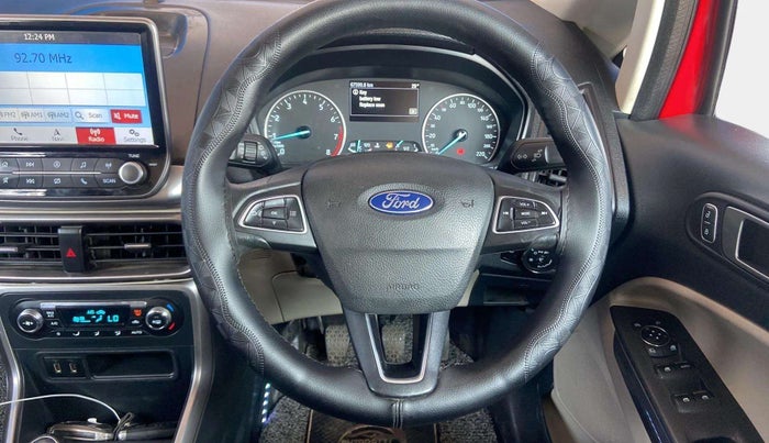 2019 Ford Ecosport TITANIUM 1.5L PETROL, CNG, Manual, 67,546 km, Steering Wheel Close Up